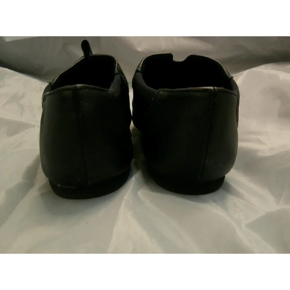 Pre-Owned Dance Shoes Jazz Danz N Motion 9515 Black 6.5M Split Sole